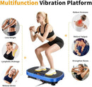 Vibration Plate Exercise Machine, Vibrating Plate Machine with Bluetooth for Lymphatic Drainage, Vibration Platform for Women Men Full Body Weight Loss
