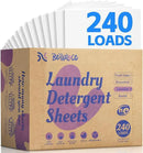 Laundry Detergent Sheets - 240 Loads Girls Lavender Laundry Sheets for Dorm,College,Home, Hotel,Apartment,Camping,Cruise,Road Trip,Beach Vacation,Backpack,Small Space, Family School Travel Essentials by CozyNest Decor