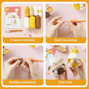 RoseFlower Crochet Kit for Beginners, Crochets Starter Kits with Step-by-Step Video Tutorials, DIY Craft Knitting Crochet Animals Set for Kids Adult - 2 Pack Chicken Sheep by TinyTreasures Baby Boutique