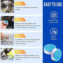Washing Machine Cleaner Tablets, 40Pcs Deep Cleaning Tablets, Compatible with HE, Top & Front Load, Deep Cleaning Residue & Odor Eliminator, Deep-cleans to remove residue and neutralize smells01 by CozyNest Decor