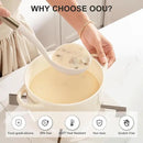 OOU Silicone Kitchen Cooking Utensils Set, 446°F Heat Resistant Kitchen Tool Set with Magnetic Wall Mounted Holder, 6 pcs Spatula Set with Stainless Steel Handle, Dishwasher Safe by CozyNest Decor