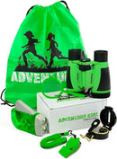 Adventure Kidz Outdoor Exploration Kit, Children’s Binoculars with Case, Flashlight, Compass, Whistle, Magnifying Glass, Backpack. Great Kids Gift Set for Camping, Hiking, STEM and Pretend Play by TinyTreasures Baby Boutique
