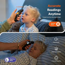 iHealth Touchless Thermometer for Adults and Kids, FSA/HSA Eligible, Color-Coded Alert & Silent Mode, 1-Second Accurate Fever Check, Portable for Home, Travel Use - PT2L Black by TinyTreasures Baby Boutique