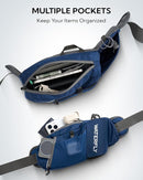 WATERFLY Fanny Pack Waist Bag: Hiking Water Bottle Holder with Strap Waist Pack for Women Men Hydration Hip Packs for Running Walking Traveling-Blue by TinyTreasures Baby Boutique