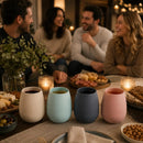 Unbreakable Silicone Stemless Wine Glassware | Set of 4 by The Wine Savant