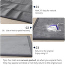 ACOMOPACK Baby Play Mat for Floor 1.3" Thick Memory Foam Play Mat 79"×157" Tummy Time Crawling with Non-Slip Bottom for Living Room,Nursery,Soft Velvet Playpen Mats for Kids,Infants（Dark Grey） by CozyNest Decor