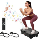Vibration Plate Exercise Machine, Full Body Shaker Workout Vibration Plate for Lymphatic Drainage Weight Loss, Waver Vibrating Fitness Platform with Resistance Bands, Low Noise Home Fitness for Adults by CozyNest Decor