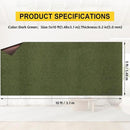 Marine Carpet,5 FT x 10 FT Olive Green Indoor Outdoor Carpet 0.2" Thick with Water-Proof TPE Backing, Non-Slide for Home, Patio, Porch, Deck by CozyNest Decor