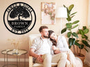 Custom Tree of Life with Roots Family Name Sign, Personalized Metal Sign by CozyNest Decor