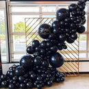 130pcs Black Balloons Different Sizes 18" 12" 10" 5" Party Latex Balloons for Birthday Graduation Baby Shower Anniversary New Year Holiday Party Decorations by CozyNest Decor