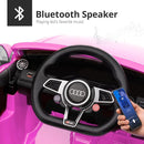 Kids Electric Car, Licensed Audi 6V Kids Ride on Toy Car for Toddlers - Pink by TinyTreasures Baby Boutique