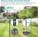 Mrcrafts Bird Feeder Hook for Outdoor, 82 Inch Hevy Duty Bird Feeder Poles, Bird Feeder Stand Station, Garden Hook for Hanging Plants, Lanterns, Hummingbird Feeders by GreenHaven Gardens