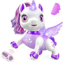 Unicorn Toys for Girls Age 4-6: Robot Pets for Kid Remote Control Robot Toy for Ages 5-7 Smart Robots Girl Toy 4-5 Robot Toy for Kid 8-12 Birthday Gifts for 3 4 5 6 7 8 Year Old Girl, Purple by TinyTreasures Baby Boutique