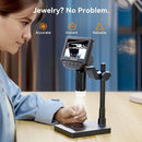 Elikliv EDM4C Coin Microscope with Scale：4.3" Digital Microscope with Adjustable LED, Error Coin Magnifier with Screen & Weighing Scope for Collectors, Jewelers, Students, Windows/Mac Compatible by TinyTreasures Baby Boutique