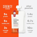 Serenity Kids 6+ Months Chicken Tikka Masala Baby Food Puree Pouches - High Protein Ethically Sourced Chicken & Organic Veggies - BPA-Free Toddler Pouches - 3.5 Oz, 12 Pack by TinyTreasures Baby Boutique