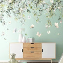 Amaonm Creative Removable Rainforest Plants Wall Decals Hanging Green Leaves and Vines Wall Stickers 3D Home Wall Corner Background Decoration Decor for Kids Girls Bedroom Nursery Offices Living Room by CozyNest Decor