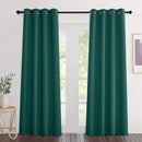 NICETOWN Blackout Hunter Green Curtains 84 inches Long, Grommet Room Darkening Thermal Insulated Sound Dampening Window Treatments for Bedroom/Home Office, 2 Panels, W46 x L84 by TinyTreasures Baby Boutique