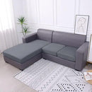 hyha Waterproof Couch Cushion Covers, Sectional Sofa Slipcovers Washable, L Shape Chaise Dog Couch Covers for Sectional Sofa, Universal Furniture Protector (1 Piece for Chaise, Dark Grey) by CozyNest Decor