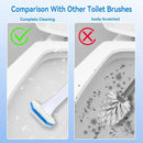 Aimery 100 Counts Blue Disposable Toilet Bowl Cleaning Wand Refills Compatible With Clorox(100,Blue) by CozyNest Decor