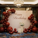 140pcs Burgundy Round Balloons Different Sizes 18 12 10 5 Inch Latex Balloons for Arch Decoration Party Balloon Kit for Graduation Birthday Party Wedding Balloon Baby Shower Decoration by TinyTreasures Baby Boutique