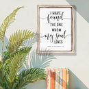 Christian Wall Decor, Master Bedroom Decoration Above Bed, Wedding Decoration, Framed Wall Plaque Sign 15 * 11.5 inches, Song of Solomon 3:4 Sign, I Have Found the One Whom My Soul Loves by CozyNest Decor