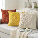 decorUhome Fall Throw Pillow Covers 12x20 Inch Set of 2, Soft Plush Decorative Faux Fur Rust Solid Couch Pillow Covers, Accent Farmhouse Neutral Lumbar Euro Pillow Cases for Sofa Bed Living Room by CozyNest Decor