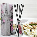 LOVSPA Reed Diffuser Set, Pink Tuberose Scented Oil Diffuser with Sticks, Home Fragrance Accessories for Bathroom Shelf Decor, Aroma Diffusers for Home or Office Desk, USA Made by CozyNest Decor