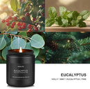 Eucalyptus Candle | Eucalyptus Scented Candles, Eucalyptu Leaf Fragrance for Indoor & Outdoor, Summer Candle Gifts, Natural Soy Candles for Home Scented - 7oz, 50 Hours Burn Time by CozyNest Decor