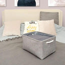 TheWarmHome Large Storage Bins- Storage Baskets for Organizing Shelves, Basket Organizer for Closet Bookshelf Dog Toy Nursery Clothes Laundry Home Organization, Fabric Storage Cubes W/Handles by CozyNest Decor