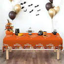 ATFUNSHOP 4 Packs Halloween Tablecloth Disposable Table Cover 54X108 Halloween Decorations KidsBirthday Party Decor, Spooky Spider Web Waterproof Spillproof Table Cloth - Perfect for Dinner by CozyNest Decor