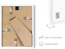 HAUS AND HUES 6x8 White Metal Picture Frames - Photo Frames 6x8 - Features Premium Aluminum, Vertical Hanging, Easel Back for Tabletop, Home, Office (6x8 in, White, Set of 3) by CozyNest Decor