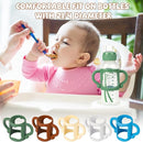 RTMOK Bottle Handles for Dr. Brown's Narrow Baby, Wide-Neck, Removable Easy-Grip Transitional Sippy Cup Handles, 100% Silicone-BPA-Free Material, 4m+ by TinyTreasures Baby Boutique