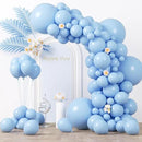 130pcs Light Blue Balloons Different Sizes 18" 12" 10" 5" Baby Blue Balloons for Boys Girls Birthday Baby Shower Gender Reveal Wedding Children's Day Decorations by CozyNest Decor