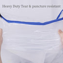 Crib Mattress Storage Bag with Zipper -5 Mil Plastic Waterproof Crib Mattress Bag for Moving and Storage by TinyTreasures Baby Boutique