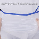 2 Pack Full Mattress Bags for Moving and Storage-5 Mil Zipper Plastic Waterproof Mattress Storage Bags by TinyTreasures Baby Boutique
