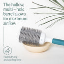 Professional Round Brush for Blow Drying - Large Ceramic Ion Thermal Barrel Brush for Sleek, Precise Heat Styling and Maximum Volume - Lightweight Hair Brush for Smooth, Manageable Hair (2 Inch) (Not Electrical) by TinyTreasures Baby Boutique