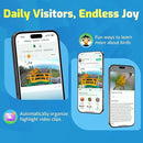 Smart Bird Feeder with Camera, Seamlessly Integrated Solar Panel Birdwatching Camera with SD Card, Lifetime Free AI Identify Bird Species&Auto Video Capture, House Warming Gifts with Greeting Card by CozyNest Decor