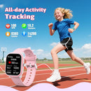 Smart Watch for Kids Girls Boys No APP/Phone Needed, 1.8" IP68 Waterproof Sport Kids Watch Pedometer, Heart Rate, Sleep Monitor, Step Counter, 12 Puzzle Games for Girls Boys Teens 6-16 by TinyTreasures Baby Boutique