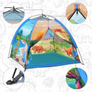 Kids Play Tents,the World of Dinosaurs Tents for Kids Indoor/Outdoor fun, Dinosaurs Dome Playhouse for Boys & Girls,Durable and Breathable Premium Material, Perfect Kid’s Gift- 47" x 47" x 43" by TinyTreasures Baby Boutique