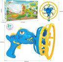 Bubble Gun Bubble Machine Dinosaur Bubble Blower Toy for Kids and Toddlers Bubble in Bubble Gun Party Favors Birthday Christmas Easter Gift for 3 4 5 6 7 8 9 Years Old Boys and Girls (Blue) by TinyTreasures Baby Boutique