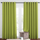 NICETOWN Bedroom Room Darkening Curtains and Drapes - Window Treatment Thermal Insulated Solid Grommet Room Darkening Draperies for Bedroom/Living Room (Fresh Green, Set of 2, 80 by 84 Inch) by TinyTreasures Baby Boutique