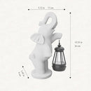Solar Garden Statue 10 Inch Elephant Decor for Outside Yard Decoration Outdoor Unique Housewarming Gardening Birthday Gifts for Women Grandma by GreenHaven Gardens