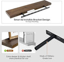 Floating Shelves for Wall, USA-Sourced Fir Wood 36 Inch Wall Shelves Set of 2, Natural Rustic Solid Wooden Floating Shelves Wall Mounted, Nursery Book Storage Shelf, Display Shelf for Bathroom by CozyNest Decor