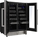 THOR Kitchen Freestanding/Under-Counter 24-Inch Dual Zone Wine Cooler in Stainless Steel - Model TWC2402 by CozyNest Decor