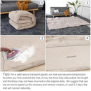 Baby Play Mat for Floor,1.3" Thick Memory Foam Tummy Time Mat for Toddlers,Infants,Kids,Water-Repellent Soft Nursery Rug,Extra Large Non Slip for Crawling&Yoga,Tatami Style for Living Room(Beige) by TinyTreasures Baby Boutique