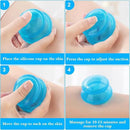 Geiserailie 16 Pcs 4 Sizes Cupping Therapy Set Silicone Cupping Massage Cups Professional Chinese Therapy Cup Vacuum for Body Muscle Nerve(Blue) by CozyNest Decor