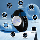Kids Watches for Girls Boys Digital Sport Watch with Step Counter Pedometer Vibration Alarm Clock, No App Waterproof Fitness Tracker Kids Watch Boys Girls Teens Students Ages 5-16 by TinyTreasures Baby Boutique