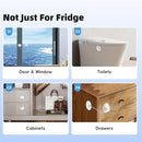 2 Pack Refrigerator Lock with Sticky Adhesive Pads, Child Proof Refrigerator/Fridge/Freezer Door Lock for Toddlers and Kids, Baby Safety Locks for RV Refrigerator, Cabinets and Drawers, Oven (Patent) by TinyTreasures Baby Boutique