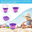 2PCS Fishing Net with Bucket, Telescopic Fishing Landing Net, Collapsible Kids Sand Bucket, Kids Fish Butterfly Catching for Freshwater Saltwater Outdoor Activities by TinyTreasures Baby Boutique