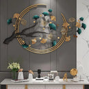Umbifa Ginkgo Leaf Metal Art Decor 52.7 in * 32.7in 3D Metal Wall Sculpture for Living Room Porch Room Bedroom Modern Art Decor by CozyNest Decor